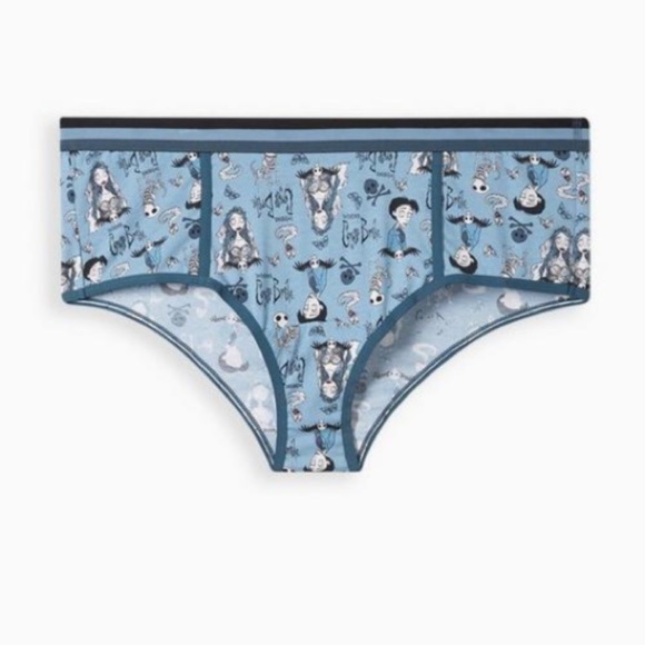3 for $30 TORRID NWT Corpse Bride Cotton Mid-Rise Cheeky Panty 4X 0302 - Picture 1 of 5